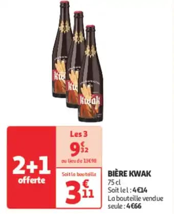 Biere Kwak 75 cl 