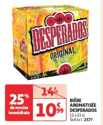 Biere Aromatisee Desperados 12 x 33 cl